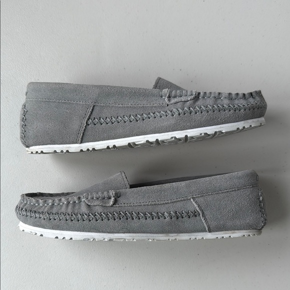 Manitobah Gray Moccasins Leather Suede - Picture 9 of 16